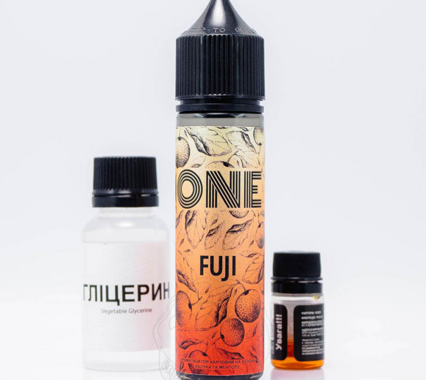 Жидкость One Organic Fuji 60ml 0mg со вкусом яблока и ментола (набор компонентов)