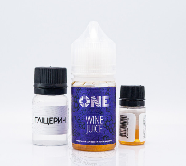 Рідина One Salt Wine Juice 30ml 50mg зі смаком винограду (набір компонентів)