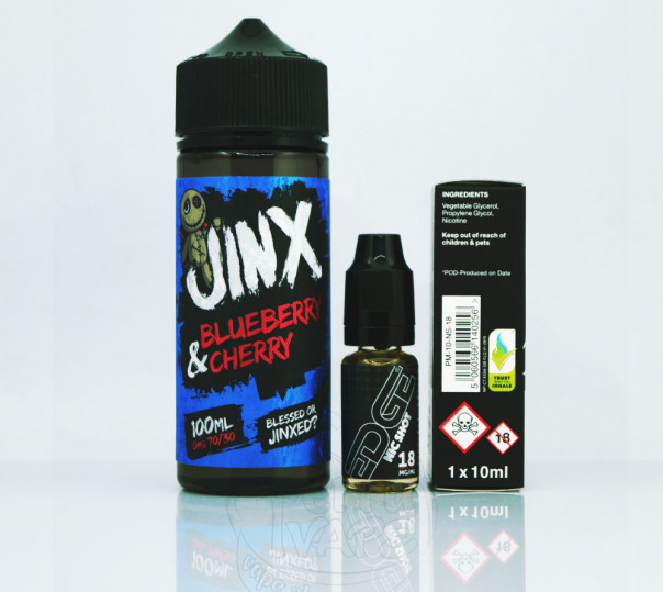 Jinx Blueberry Cherry 100ml 0mg без нікотину