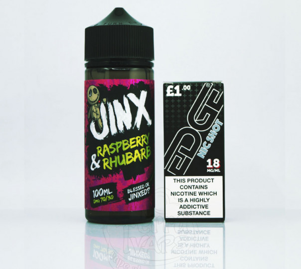 Jinx Raspberry Rhubarb 100ml 0mg без нікотину