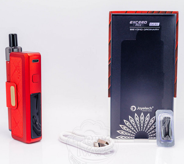 Joyetech Exceed PCC Full Kit 2600mAh (2000mAh + 600mAh) Red Багаторазова POD система