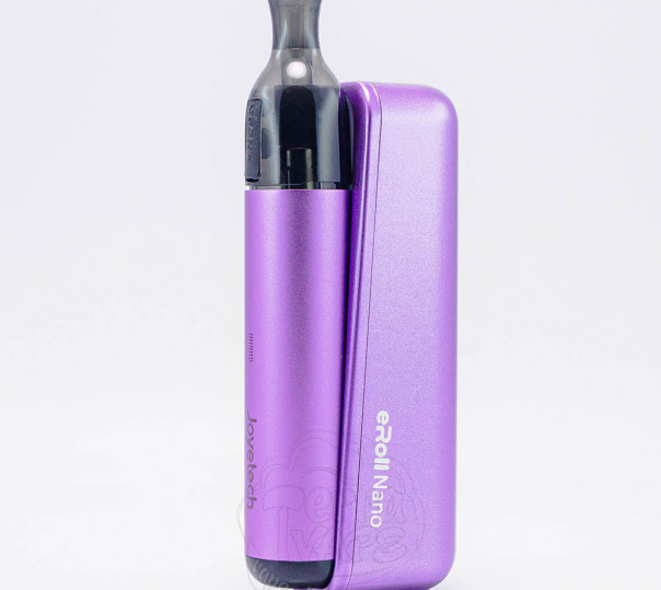 Joyetech eRoll Nano Pod System Kit PCC Box 800mAh + 310mAh Purple Многоразовая POD система