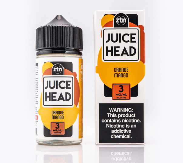 Рідина Juice Head Organic Orange Mango 100ml 3mg на органічному нікотині зі смаком апельсину та манго