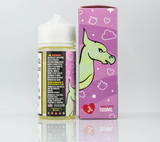 Рідина Juice Man Dragon Frappe 100ml 3mg на органічному нікотині зі смаком фруктового фраппе