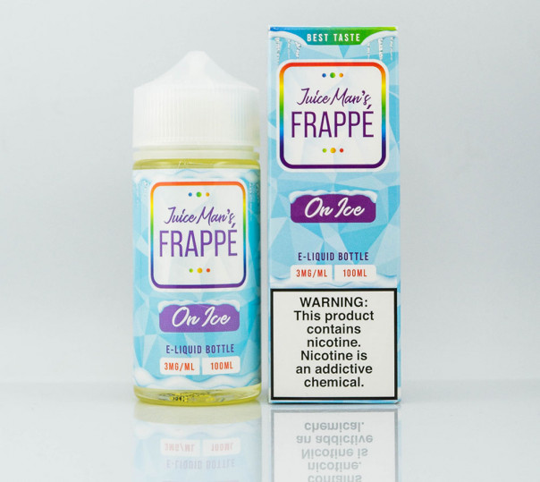 Жидкость Juice Man Unicorn Frappe On Ice 100ml 3mg на органическом никотине со вкусом манго, синей малины и сладкой ваты с холодком