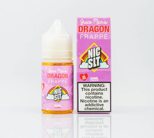 Жидкость Juice Man Dragon Frappe Salt 30ml на солевом никотине со вкусом фруктового фрапе