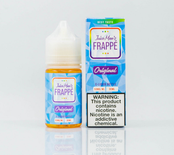 Жидкость Juice Man Unicorn Frappe Salt 30ml на солевом никотине со вкусом манго, синей малины и сладкой ваты