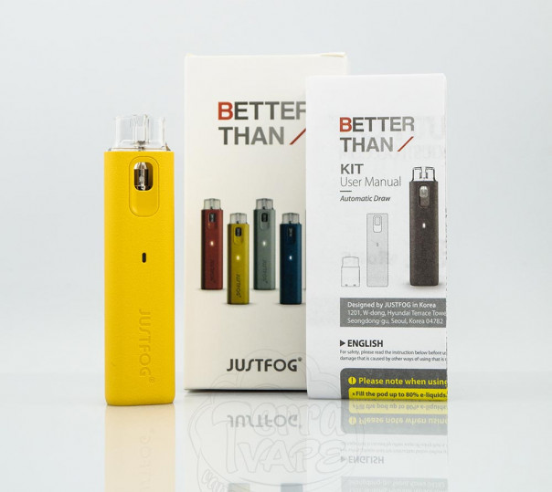 Justfog Better Than Pod Kit 420mAh Многоразовая POD система