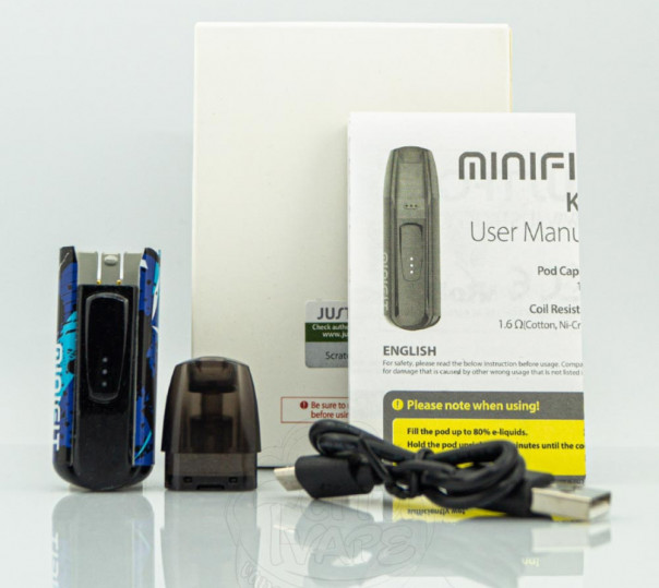 Justfog Minifit Pod System Kit Многоразовая POD система