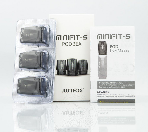 Картридж для багаторазової POD системи Justfog Minifit S Pod Kit 0.8ohm 1.9ml