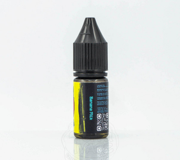 Рідина eight by Katana Salt Banana Milk 10ml 50mg на сольовому нікотині зі смаком бананового мілкшейка