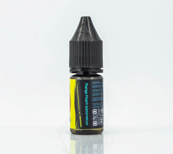 Рідина eight by Katana Salt Mango Peach Watermelon 10ml 50mg на сольовому нікотині зі смаком манго, персика та кавуна