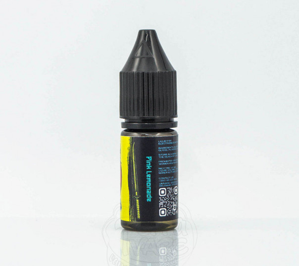 Рідина eight by Katana Salt Pink Lemonade 10ml 50mg на сольовому нікотині зі смаком рожевого лимонаду