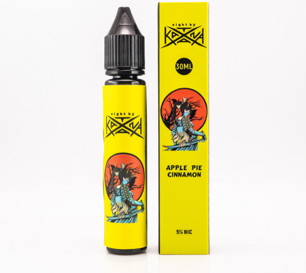 Рідина eight by Katana Salt Apple Pie Cinnamon 30ml 50mg на сольовому нікотині зі смаком яблучного пирога