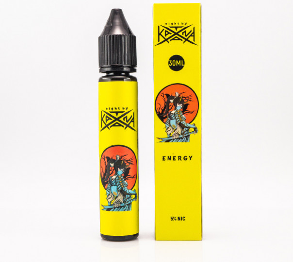 Рідина eight by Katana Salt Energy 30ml 50mg на сольовому нікотині зі смаком енергетика