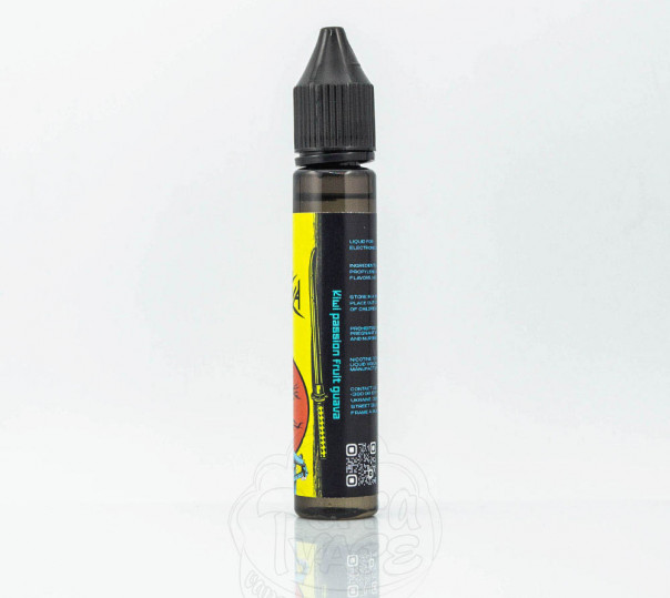 Рідина eight by Katana Salt Kiwi Passion Fruit Guava 30ml 50mg на сольовому нікотині зі смаком ківі, маракуї та гуави