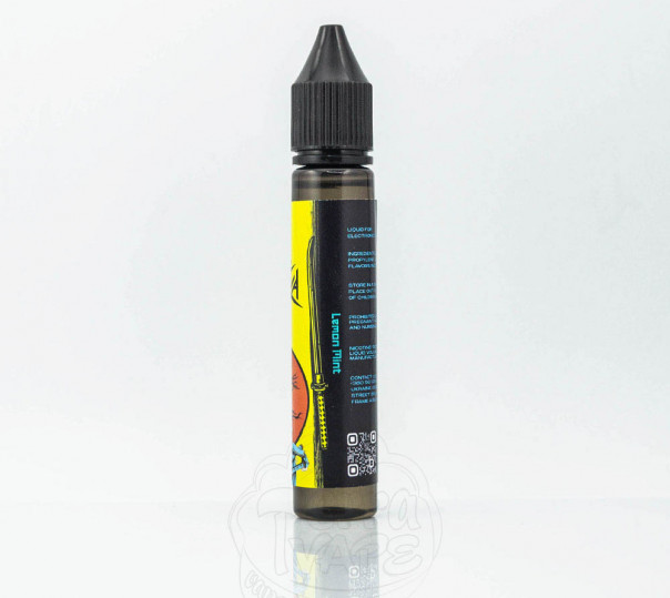 Рідина eight by Katana Salt Lemon Mint 30ml 50mg на сольовому нікотині зі смаком лимона з м'ятою