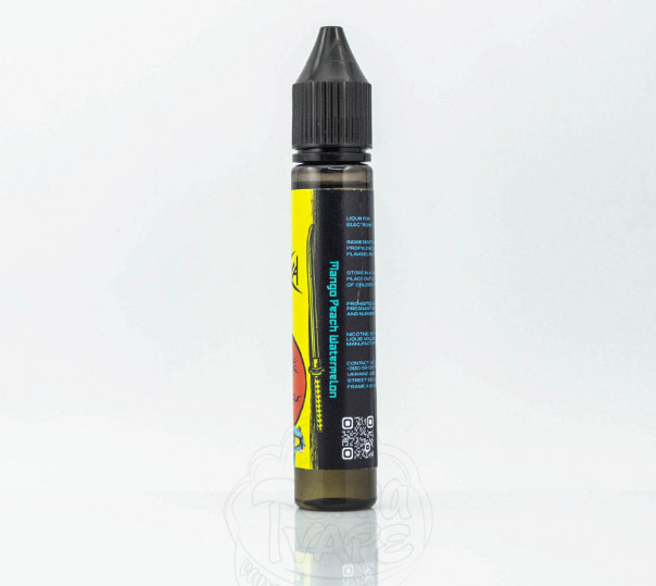 Рідина eight by Katana Salt Mango Peach Watermelon 30ml 50mg на сольовому нікотині зі смаком манго, персика та кавуна