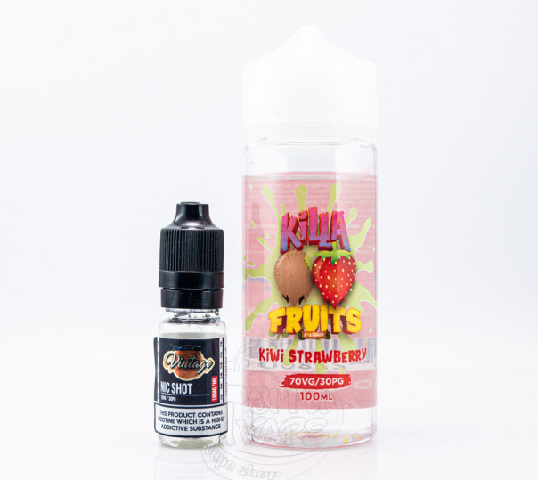 Рідина Killa Fruits Organic Kiwi Strawberry 120ml 3mg на органічному нікотині