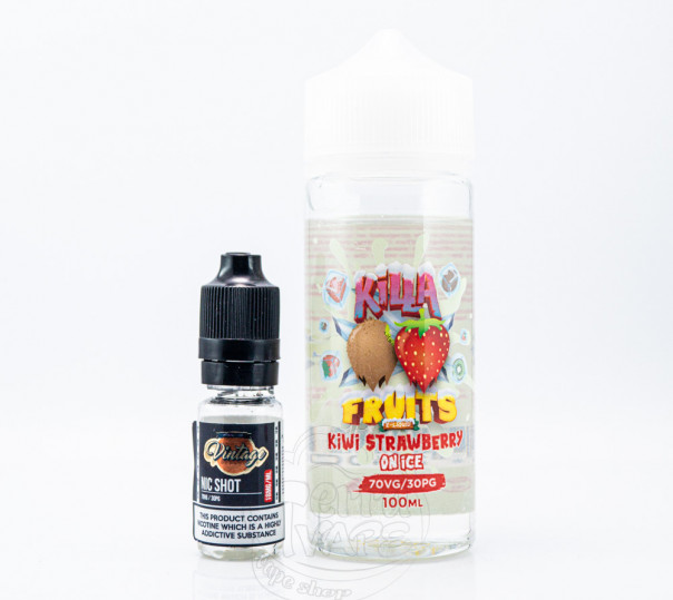 Жидкость Killa Fruits Organic Kiwi Strawberry On Ice 110ml 1.5mg на органическом никотине