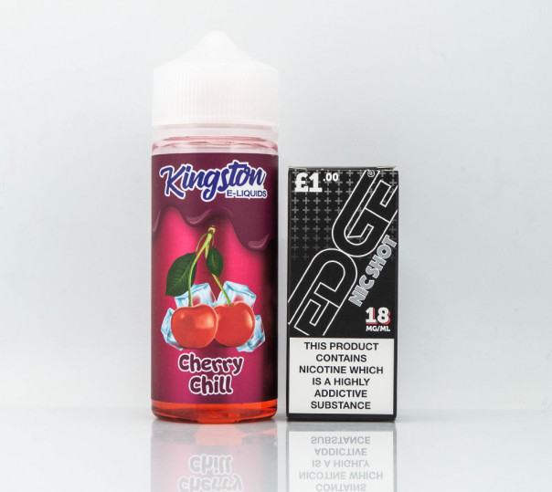 Жидкость Kingston E-Liquids Organic Cherry Chill 100ml 0mg без никотина со вкусом вишни с ментолом