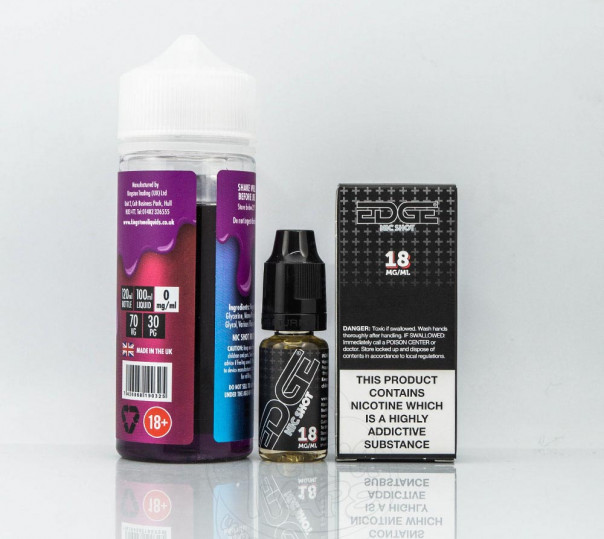 Рідина Kingston E-Liquids Organic Chuckleberry 100ml 0mg без нікотину зі смаком фруктово-ягідного міксу з ментолом