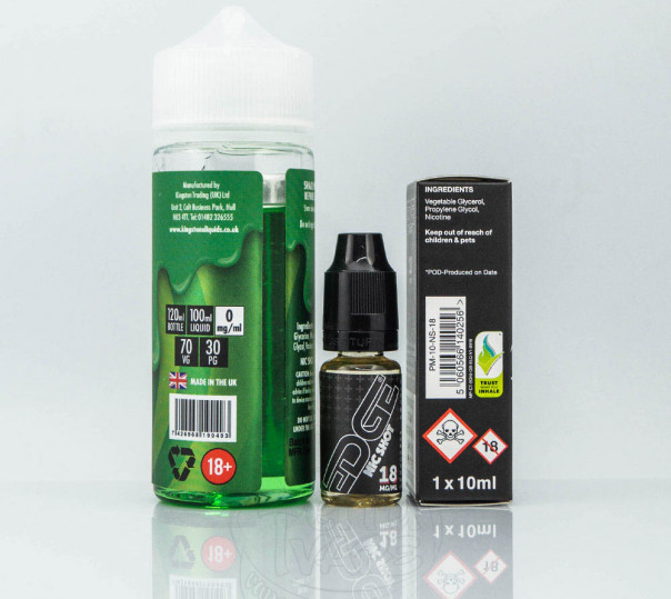 Рідина Kingston E-Liquids Organic Fruit Pastels 110ml 1.5mg на органічному нікотині зі смаком фруктових цукерок