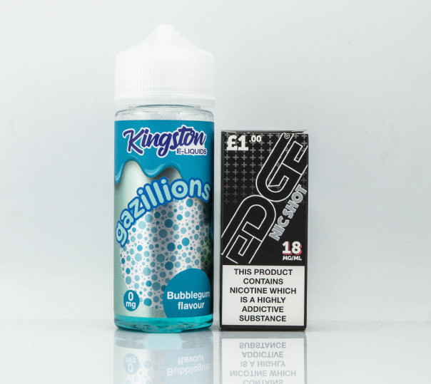 Жидкость Kingston E-Liquids Organic Gazillions Bubblegum 110ml 1.5mg на органическом никотине со вкусом фруктовой жвачки