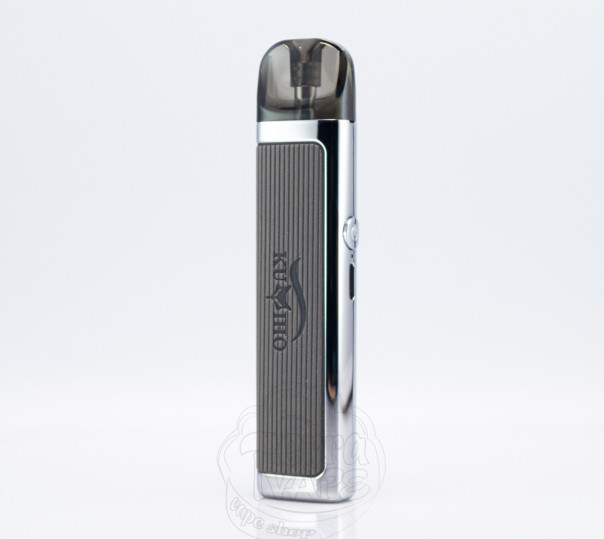 Kumiho THOTH C Pod Kit 900mAh Stripe Grey (Zinc Alloy Chrome Silver) Многоразовая POD система