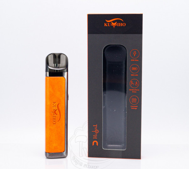 Kumiho THOTH C Pod Kit 900mAh Orange (Zinc Alloy Gunmetal) Багаторазова POD система