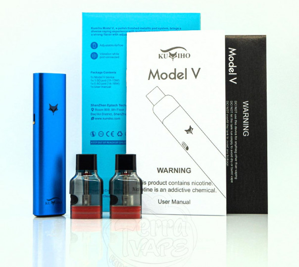 Kumiho Model V Pod Kit 600mAh Многоразовая POD система