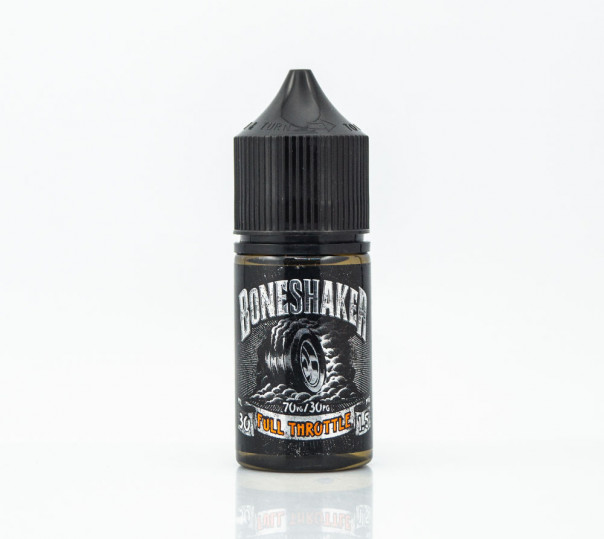 Жидкость Boneshaker Organic Full Throttle 30ml 0mg без никотина со вкусом апельсина со сливками