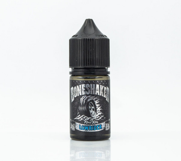 Рідина Boneshaker Organic Lowrider 30ml 0mg без нікотину зі смаком апельсина, полуниці та лайма з холодком