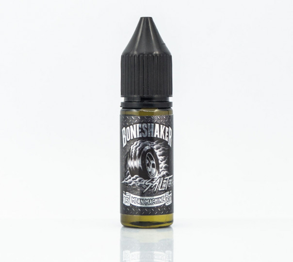 Рідина Boneshaker Salt Mean Machine 15ml 25mg на сольовому нікотині зі смаком полуниці з вершками