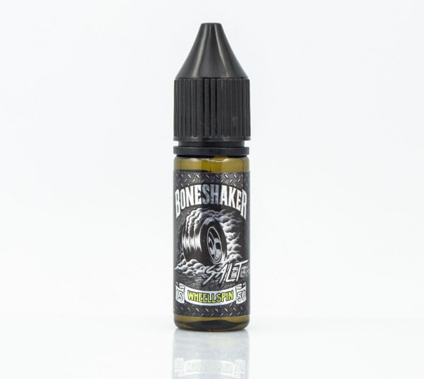 Жидкость Boneshaker Salt Wheelspin 15ml 25mg на солевом никотине со вкусом цитрусовых конфет