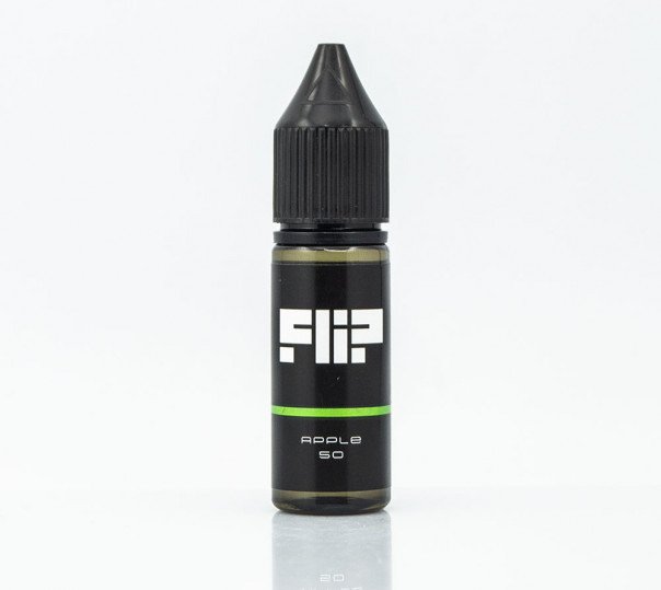 Жидкость Flip Salt Apple 15ml 25mg на солевом никотине со вкусом яблока