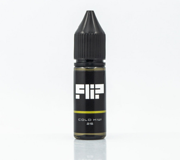 Рідина Flip Salt Cold Kiwi 15ml 25mg на сольовому нікотині зі смаком ківі з холодком