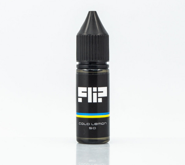 Рідина Flip Salt Cold Lemon 15ml 25mg на сольовому нікотині зі смаком лимона з холодком