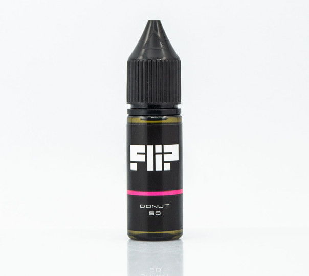 Рідина Flip Salt Donut 15ml 25mg на сольовому нікотині зі смаком пончика