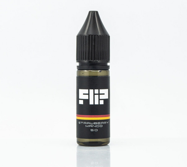 Рідина Flip Salt Strawberry Mango 15ml 25mg на сольовому нікотині зі смаком полуниці з манго