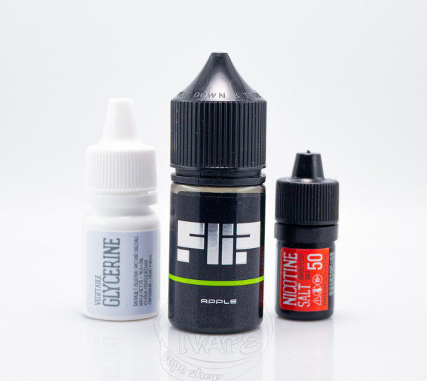 Рідина Flip Salt Apple 30ml 25mg зі смаком яблука (набір компонентів)