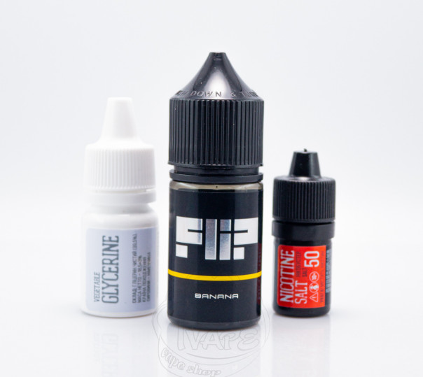 Рідина Flip Salt Banana 30ml 50mg зі смаком банана (набір компонентів)