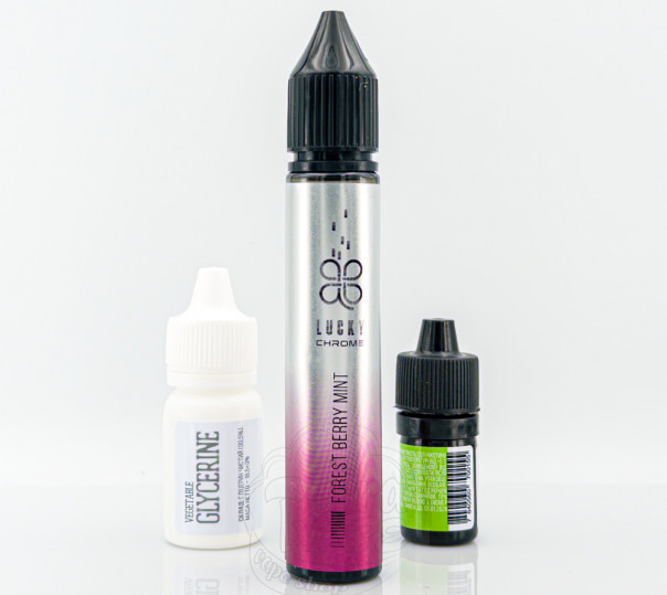 Жидкость Lucky Chrome Salt Forest Berry Mint 30ml 65mg со вкусом лесных ягод и мяты с холодком (набор компонентов)