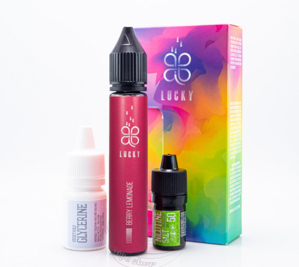 Рідина Lucky Salt Berry Lemonade 30ml 50mg зі смаком ягідного лимонаду (набір компонентів)