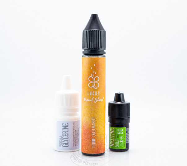 Рідина Lucky Salt Cold Mango 30ml 50mg зі смаком манго з холодком (набір компонентів)