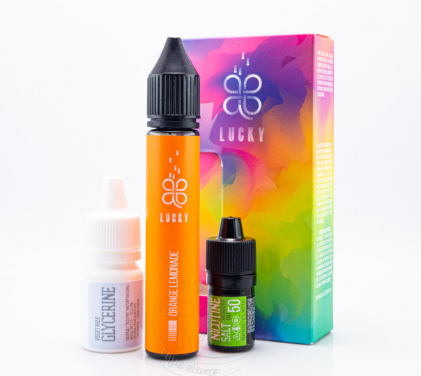 Жидкость Lucky Salt Orange Lemonade 30ml 65mg со вкусом апельсинового лимонада (набор компонентов)