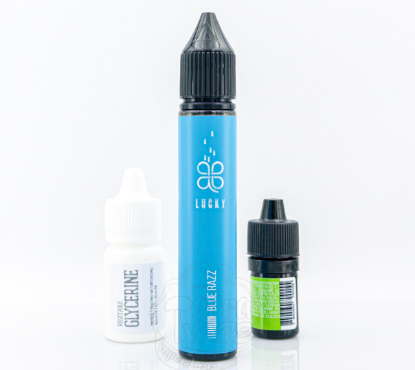 Рідина Lucky Salt Blue Razz 30ml 50mg зі смаком блакитної малини з холодком (набір компонентів)