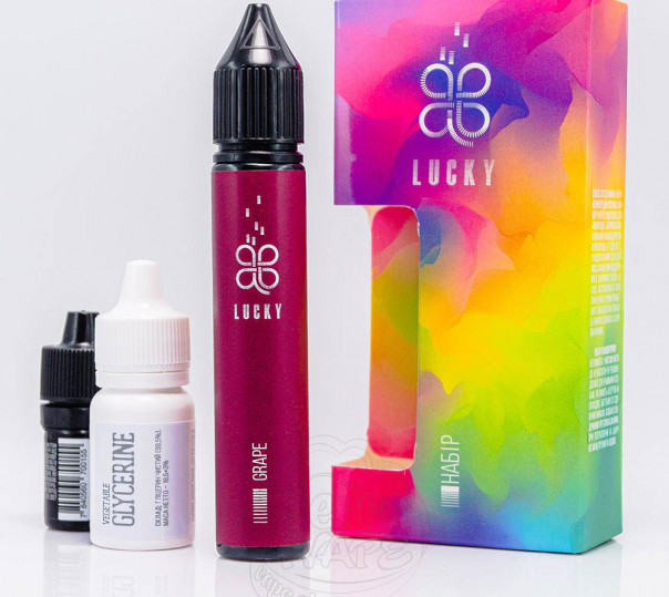 Жидкость Lucky Salt Grape 30ml 50mg со вкусом винограда (набор компонентов) Жидкость Lucky Salt Grape 30ml 50mg со вкусом винограда (набор компонентов)