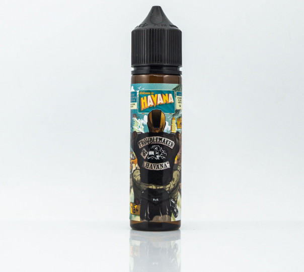 Рідина Troublemaker Organic Havana 60ml 1.5mg на органічному нікотині зі смаком кубинської сигари