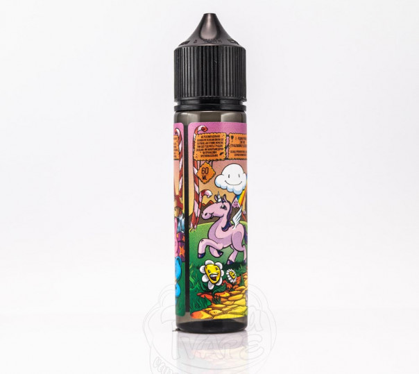 Жидкость Troublemaker Organic Rainbow 60ml 3mg на органическом никотине со вкусом конфет Скитлз